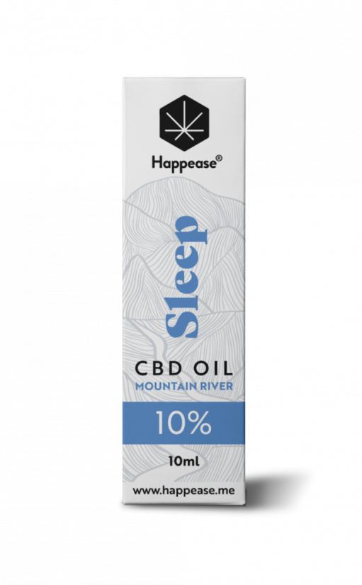 Happease Ulei CBD pentru somn Râul de munte, 10 % CBD, 1000 mg, 10 ml