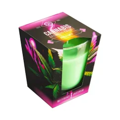 Aromatische kaars - Cannabis en rozengeur