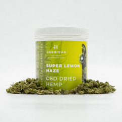 Herbican CBD Hemp Flower Super Lemon Haze, 5 g - 100 g