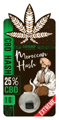 Euphoria CBD Hash Moroccan 25% CBD, 1 g
