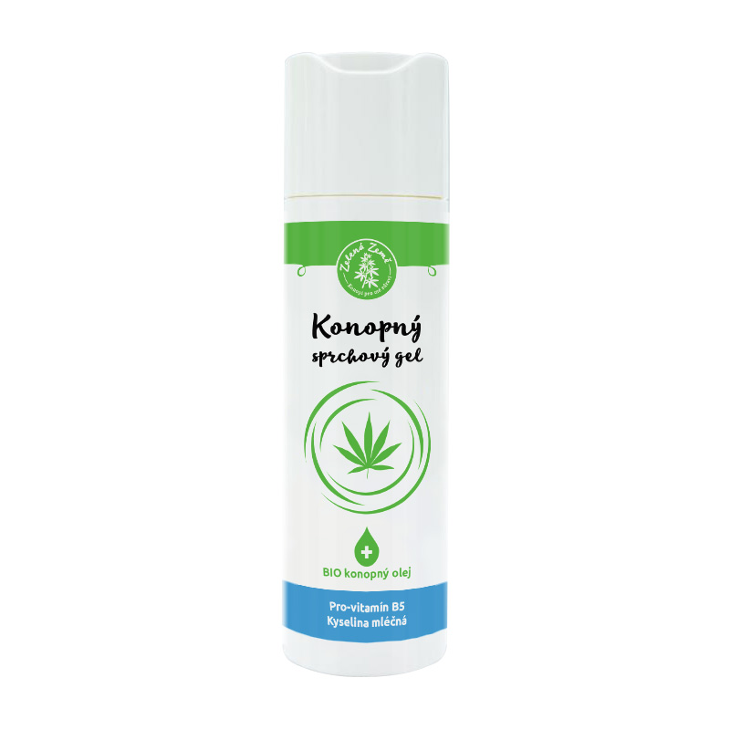 Zelena Zeme Gel de duș cu cânepă 200 ml
