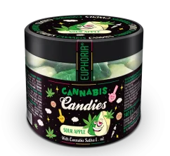 Euphoria Bonbons au cannabis Pomme acidulée, 140 g