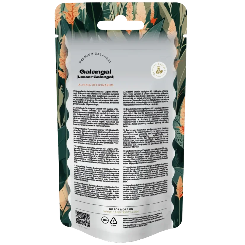 Canntropy Galangal (Alpinia officinarum), Extract 10:1, 10 - 100 g