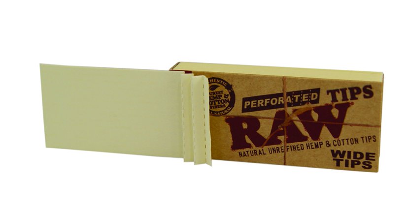 RAW Διάτρητα πλατιά άκρα Άχλωρα πλατιά φίλτρα - 50 τμχ/κιβώτιο