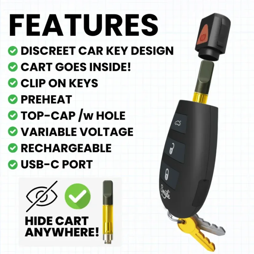 Smyle Labs 510 Battery Car Key Penjamin