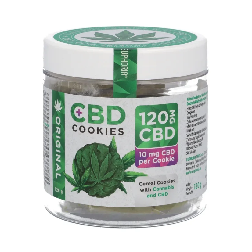 Euphoria Kue CBD Asli, 12 pcs, 120 mg CBD