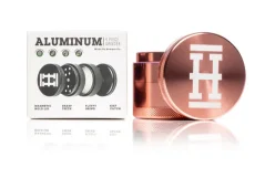 HEMPER Anodēta alumīnija garšaugu dzirnaviņas, rozā zelta krāsā, 4 daļas, 56 mm