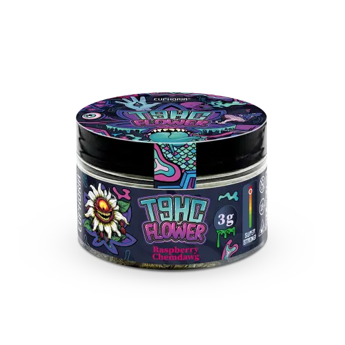 Euphoria T9HC Miscela di erbe Lampone Chemdawg, 3 g
