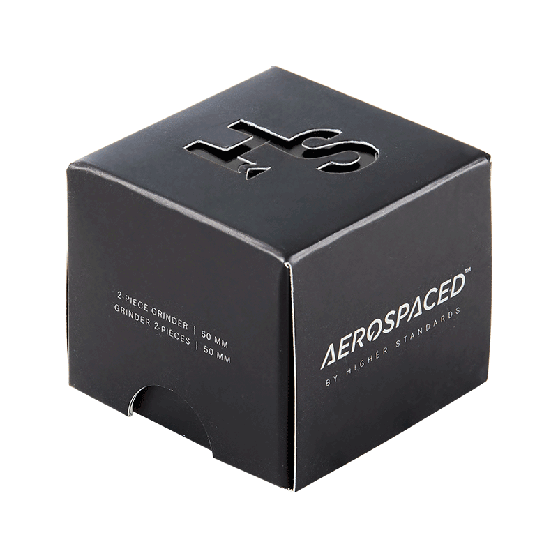 Aerospaced by Higher Standards - 2-dielna Brúska - 2,0" (50 mm) - čierna