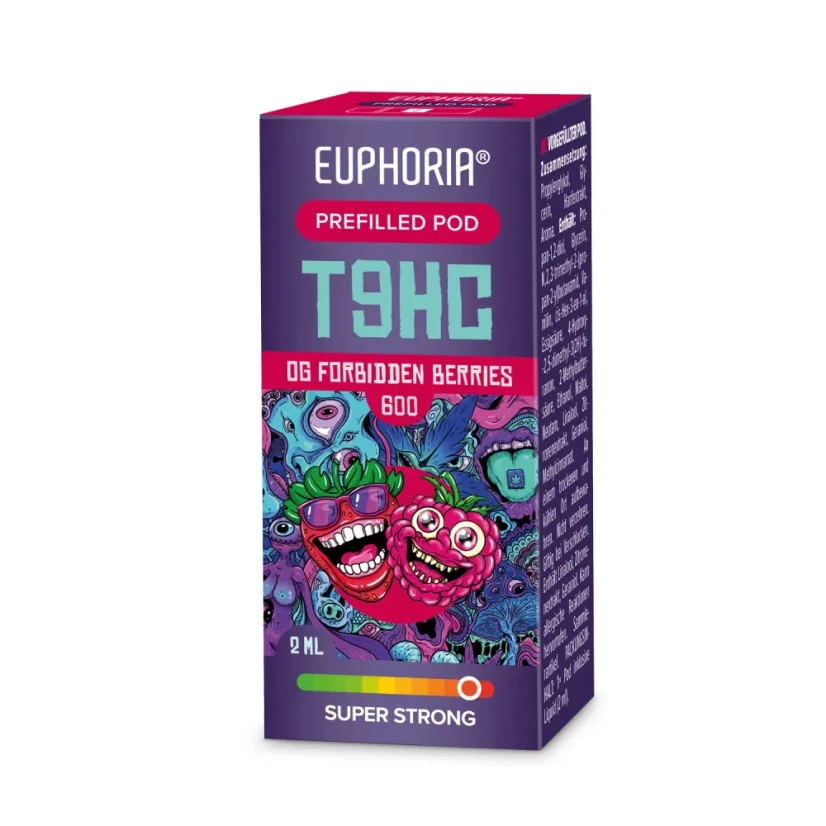 Euphoria T9HC POD x 1 OG Forbidden Berries, 2 ml