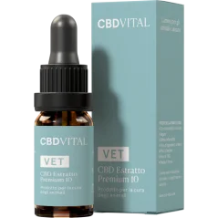 CBD Vital VET CBD 10 Extrakt Premium pre zvieratá, 10%, 1000 mg, 10 ml