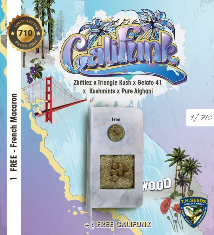 T.H.Seeds™ Semințe de canabis CaliFunk, pachet special limitat 710, feminizate