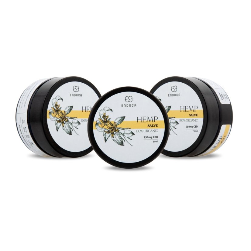 Endoca Onguent de chanvre 750 mg CBD, 30 ml