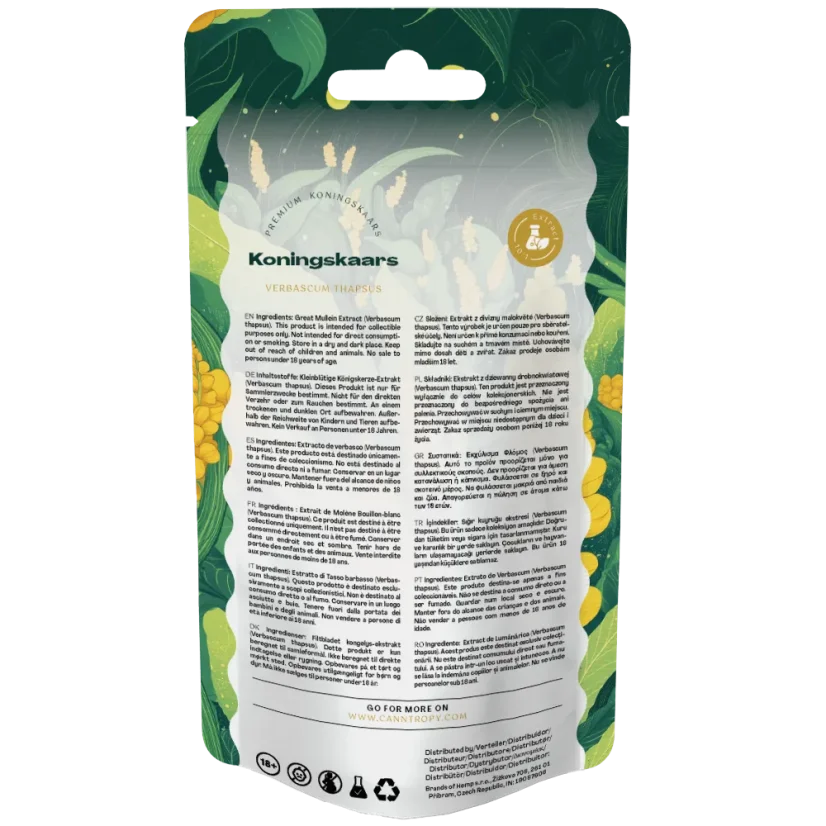 Canntropy Koningskaars (Verbascum thapsus) Extrakt 10:1, 5 g – 100 g