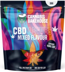 Cannabis Bakehouse - Mélange de feuilles de gomme CBD, 18 pièces x 5 mg CBD, 30 g