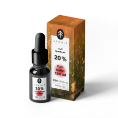 Olio CBG Hemnia a spettro completo per il sollievo dal dolore - 20% CBG, 5% CBD, 2000 mg, 10 ml