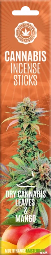 Cannabis Räucherstäbchen Trockenes Cannabis & Mango