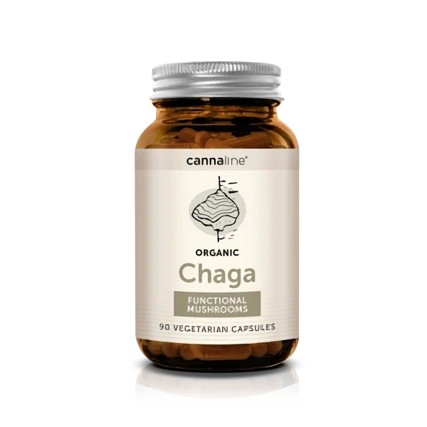 Cannaline Chaga Funktionelle Pilze, 90 Kapseln
