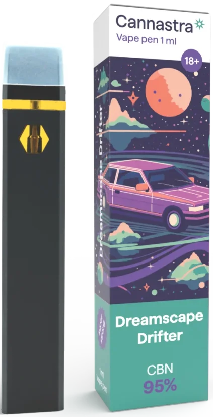 Cannastra CBN Disposable Vape Pen Dreamscape Drifter, CBN 95 %, 1 ml