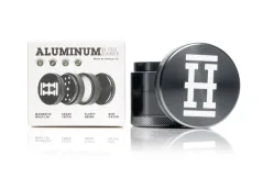 HEMPER Anodēta alumīnija garšaugu dzirnaviņas, pelēkas, 4 daļas, 56 mm