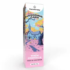 Canntropy THCV Prerolls Wedding Cake levande harts-terpener, THCV 96 % kvalitet, 1,5 g