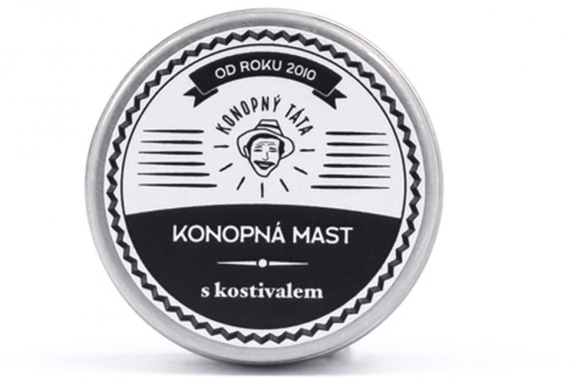 Konopný Táta Voyager Pommade de chanvre à la consoude, 17 mg CBD, 15 ml
