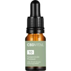 CBD Vital Natürlich Extrakt PREMIUM CBD Öl 10%, 1000 mg, 10 ml