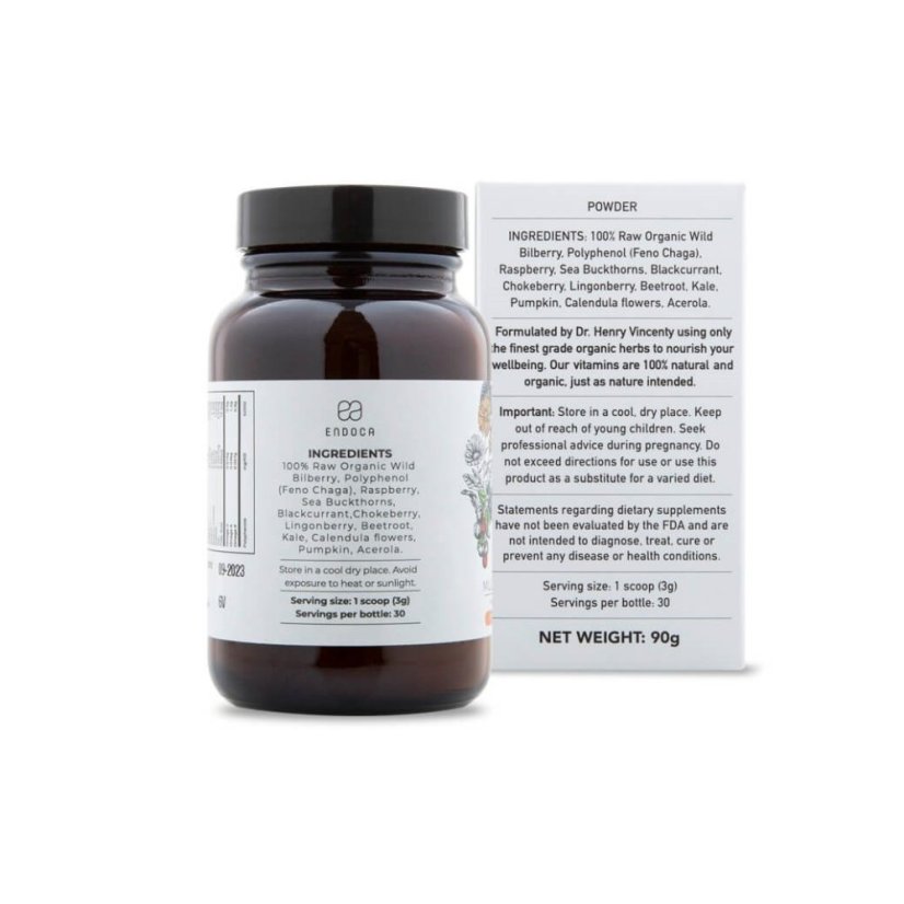 Endoca BIO Multivitamíny, 90 g