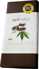 Chocolat noir au chanvre biologique Canalade Bio - Carton (10 barres), 1000 g