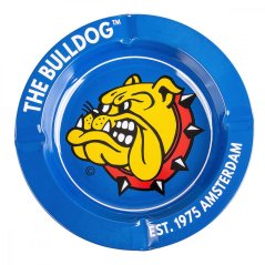 Scrumiera originală din metal albastru Bulldog