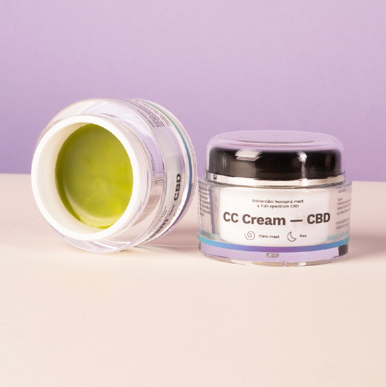 CannaCare - Nacht Hanfsalbe CC Creme mit CBD, (60 ml)