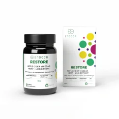 Endoca Gommes au CBD « Restore », 60 mg CBD, saveur citron vert, 30 pièces, 60 g