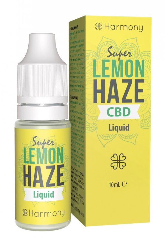 Harmony CBD Liquide Super Lemon Haze 10 ml, 30-600 mg CBD