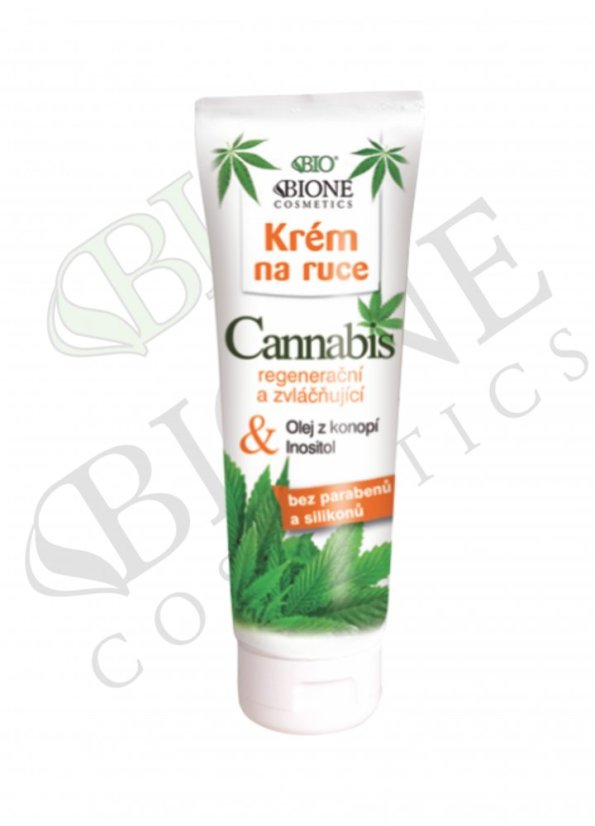 Bione Crème pour les mains au cannabis, 100 ml