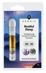 Hemnia Картридж Restful Sleep - 40 % CBD, 60 % CBN, лаванда, пасифлора, 1 мл