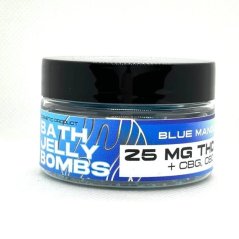Czech CBD THC FÜRDŐZSÉLÉS BOMBÁK Blue Mango, 5 db x 25 mg, 125 mg THC, 50 g