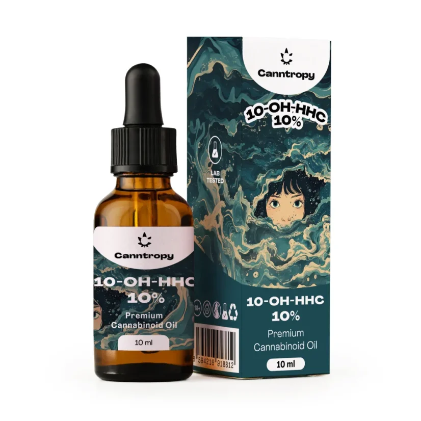 Canntropy 10-OH-HHC Madda Zeeytii Kannabinoidii Filatamaa, 10% 10-OH-HHC, 10 ml