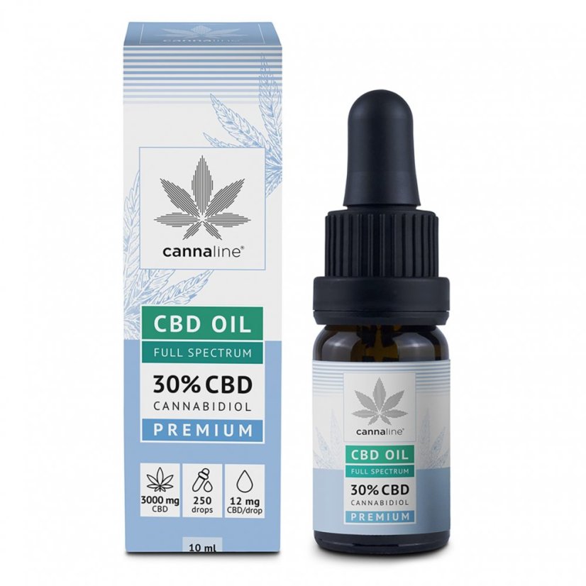 CANNALINE CBD konopí Olej 30%, 3000 mg, 10 ml