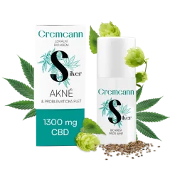 Annabis Cremcann Silver helyi BIO krém problémás bőrre, 1300 mg CBD, 30 ml
