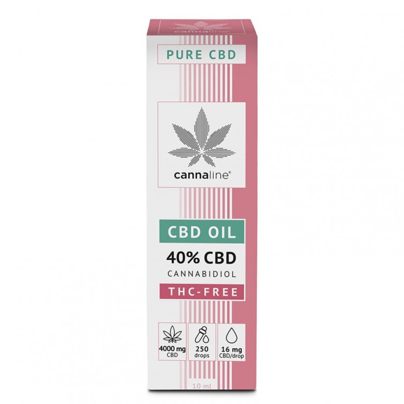 CANNALINE CBD konoplja Ulje BEZ THC-a 40%, 4000 mg, 10 ml