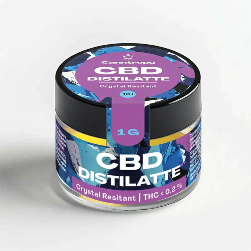 Canntropy Kristallresistentes CBD-Destillat, 1g