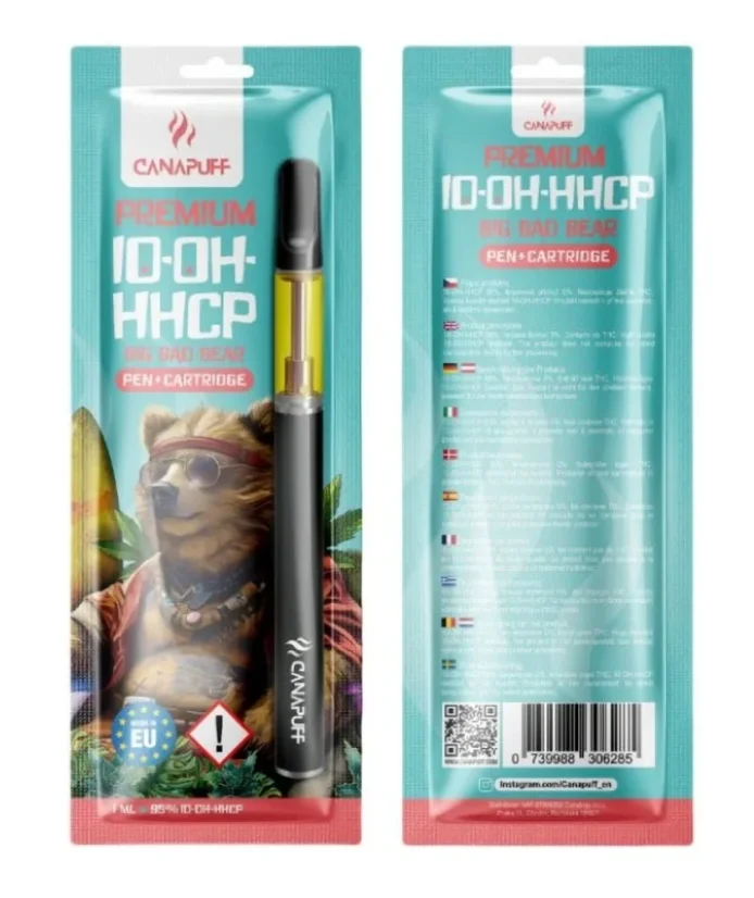 CanaPuff 10-OH-HHCP Pen + Kartusche Big Bad Bear, 10-OH-HHCP 95 %, 1 ml