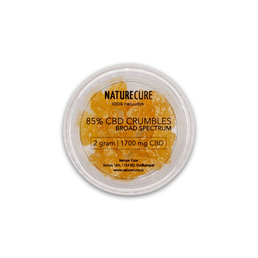 Nature Cure CBD Crumbles 85%, 1700 mg, 2 gr