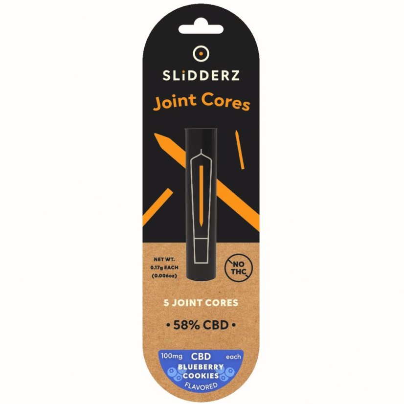 Slidderz Noyau commun Biscuits aux bleuets, 5 pcs X 100 mg CBD