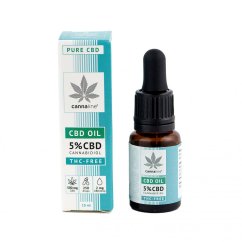 CANNALINE CBD konopí Olej THC ZDARMA 5%, 500 mg, 10 ml