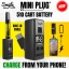 Smyle Labs Mini Plug 510 Cart Battery with Built-in USB-C Cable, Adjustable Voltage, LED Display - random colour