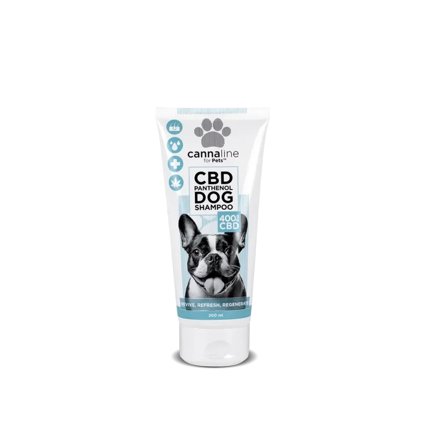Cannaline Σαμπουάν πανθενόλης CBD Dog, CBD 400 mg, 200 ml