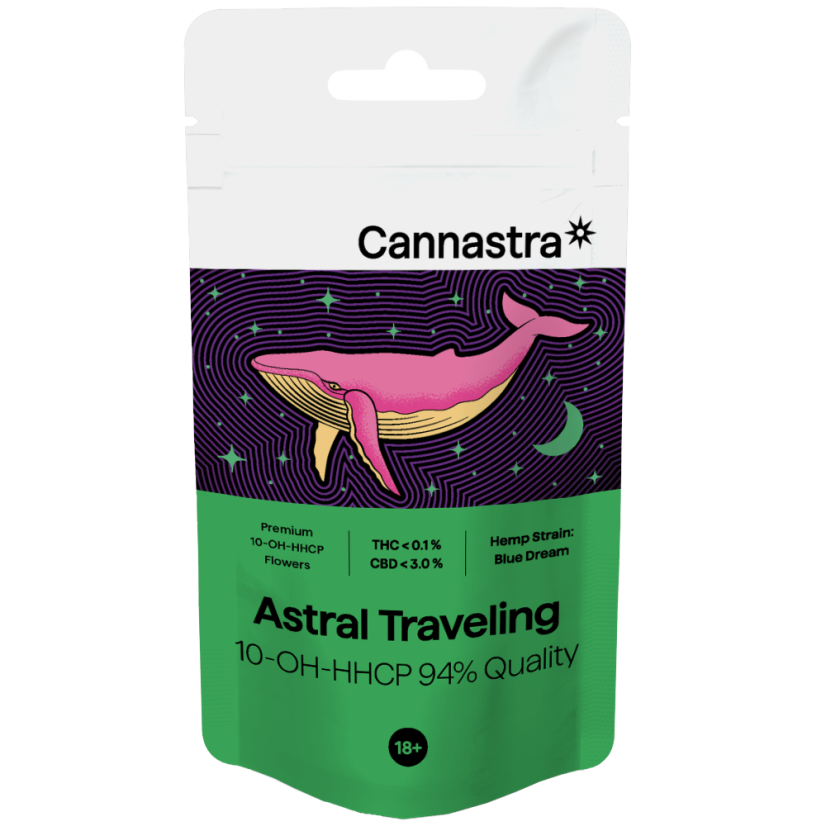 Cannastra 10-OH-HHCP Flor Viagem Astral 94% Qualidade, 1 g - 100 g