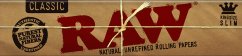 Raw Papers Classic King Size Slim Papiery, 110 mm