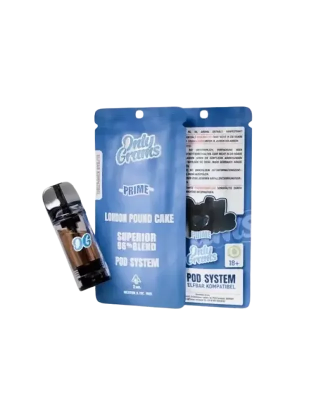 Only Grams - Superior Pod London Pound Cake, 96 %, 2 ml (elfbar)